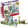 MEGA Pokmon Building Toys Set Jungle Voyage with 1362 Pieces, 4 Articulated and Poseable Characters and Environment, for Kids view 1