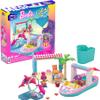 MEGA Barbie Color Reveal Dolphin Exploration Toy Building Set with 10+ Surprises, 2 Micro-Dolls and 2 Dolphins, Toy Gift Set for Girls and Boys, Ages 5 and up view 1