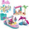 MEGA Barbie Color Reveal Dolphin Exploration Toy Building Set with 10+ Surprises, 2 Micro-Dolls and 2 Dolphins, Toy Gift Set for Girls and Boys, Ages 5 and up view 2
