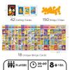 Aquarius Garfield Family Bingo Game - Fun Family Party Game for Kids, Teens & Adults - Entertaining Game Night Gift - Officially Licensed Garfield Merchandise view 2