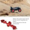 RC Front Axle Assembly, Durable Aluminum Alloy Brass Construction Complete Front Axle for 1/24 Scale RC Trucks Enthusiasts Off-Road Racing Hobbyists view 4