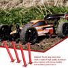 Dilwe 4pcs RC Dog Bone Drive Shaft, Aluminium Alloy RC Front and Rear Dog Bone RC Car Replacement Parts for TT02B 1/10 RC Car Parts(red) view 4