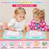 Toys for 3 Year Old Girls, Magnetic Drawing Board Toddler Toys for Girls Boys, A Etch Erasable Doodle Board Kids Toy with 1 Pen Sketch Boards, Easter Birthday Gifts for 3 Year Old Girl Learning Toy view 2