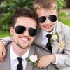 Ring Wedding Bearer Security:Ring Wedding Security Set Sun Glasses + EarPiece Cosplay + Badge Ring Box Bearer for Kids Outfit Spy Police FBI Toys view 4