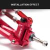 AIYIHOBBY Aluminum Alloy Front Caster Block & Steering Blocks kit with Ball Bearings Upgrade Parts for 1/10 2WD Slash, Stampede, Rustler, Replace 3632 3736(Red) view 2