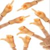 AQKILO Tiny Hands Miniature Finger Puppets with Left and Right Hand, Party Favors, Educational, TikTok Toys, 8 Pieces (2 Mixed Style) view 2