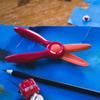 Fiskars Children's Scissors, from 2 Years, for Learning to Cut, Length: 13 cm, Blades and Handles Made of Plastic, Red, Starter, 1064065 view 4