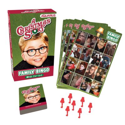 Aquarius Christmas Story Family Bingo Game - Fun Family Party Game for Kids, Teens & Adults - Entertaining Game Night Gift - Officially Licensed Merchandise
