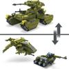 MEGA Halo Toy Building Sets, UNSC Scorpion Clash Tank with 993 Pieces, 5 Micro Action Figures and Display Stands, for Collectors view 3