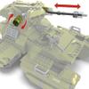 MEGA Halo Toy Building Sets, UNSC Scorpion Clash Tank with 993 Pieces, 5 Micro Action Figures and Display Stands, for Collectors view 4