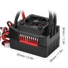 Brushless ESC, High Current 60A Programmable Speed Controller with T Connector for 1/10 Scale RC Cars Buggy Trucks Racing Enthusiasts and Hobbyists view 2