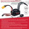 Brushless ESC, High Current 60A Programmable Speed Controller with T Connector for 1/10 Scale RC Cars Buggy Trucks Racing Enthusiasts and Hobbyists view 4