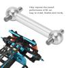 Dog Bone Shaft, 4PCS Aluminum Alloy Dog Bone Drive Shaft Set for TT01 TT02 RC Car Upgrade Parts(Silver) view 4