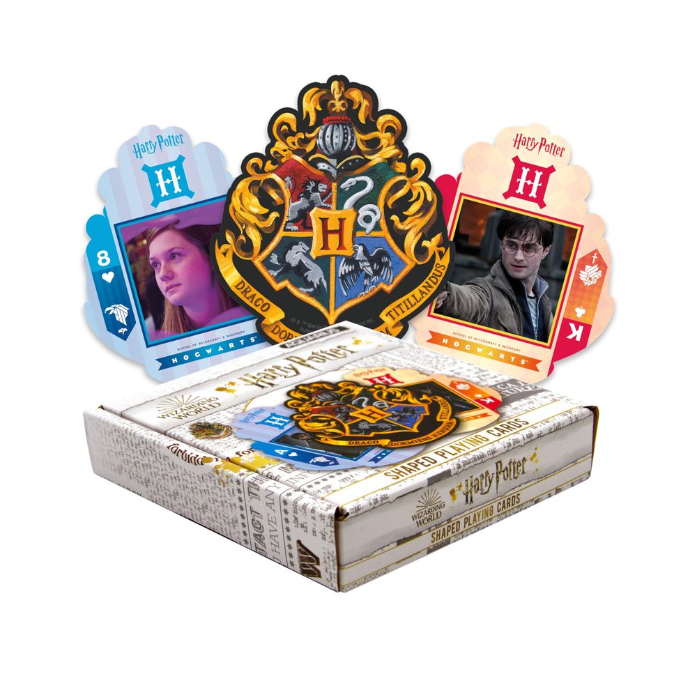 AQUARIUS Harry Potter Shaped Playing Cards - Harry Potter Shaped Deck of Cards for Your Favorite Card Games - Officially Licensed Harry Potter Merchandise & Collectibles