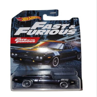 DieCast Hot Wheels Fast & Furious '71 Plymouth GTX, The Fate of The Furious 4/5 (Black)