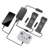 Hanatora 4 in 1 Battery Car Charger for DJI Mavic 3/Classic/Pro/Cine/Enterprise Drone,12V Charge (2xUSB + 2 x Battery) Rapid Charging Hub Accessories view 1