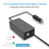 Hanatora 4 in 1 Battery Car Charger for DJI Mavic 3/Classic/Pro/Cine/Enterprise Drone,12V Charge (2xUSB + 2 x Battery) Rapid Charging Hub Accessories view 3