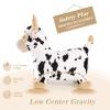 INPANY Bouncy Cow Farm Animal Hopper Toys, Toddler Plush Bouncing Inflatable Bouncer, Ride on Hopping Horse, Indoor Outdoor Cowboy Rodeo Birthday Party Decorations Gifts for 2 3 4 Year Old Girls Boys view 4