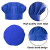 TopTie Custom Kids Apron and Chef Hat Set, Adjustable Cotton Child Cooking Kitchen Apron, S-XXL-Blue-XXL view 3