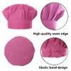 TopTie Custom Kids Apron and Chef Hat Set, Adjustable Cotton Child Cooking Kitchen Apron, S-XXL-Hot Pink-M view 3