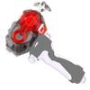 DYT Battling Tops Burst B-184 Custom Bey Launcher LR Left Right Spin DB Layer System , B-11 Grip Metal Fusion Starter String Strong Spinning Top Toys Accessories (Grey) view 1
