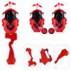 DYT Battling Tops Burst B-184 Custom Bey Launcher LR Left Right Spin DB Layer System, B-11 Grip Metal Fusion Burst Starter String Launcher Strong Launcher Spinning Top Toys Accessories (Red) view 1