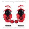 DYT Battling Tops Burst B-184 Custom Bey Launcher LR Left Right Spin DB Layer System, B-11 Grip Metal Fusion Burst Starter String Launcher Strong Launcher Spinning Top Toys Accessories (Red) view 2