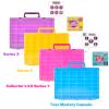 Case Compatible with 5 Surprise Mini Brands Toys Series 1 2 3 Mystery Capsule Real Miniature Collectible Kit Storage for Littles, for Mini Mart Collection Organizer(Box Only) Red+Blue2Packs view 4