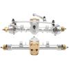 RC Front Rear Axle Assembly,Durable Metal Front and Rear Axle Assembly Upgrade Parts for AXIAL SCX24 1/24 RC Car(Silver) view 1