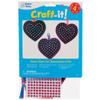 Baker Ross Heart Diamond Art Decoration Kits - Pack of 5, Valentines Crafts for Kids (FC463) view 4