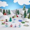 Peppa Pig Peppas Kids Advent Calendar, Contains 24 Surprise Toys, 4 Holiday Peppa Pig Family Figures; Ages 3 and Up view 3