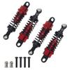 4Pcs ShareGoo RC Shock Absorber Damper 55mm Shocks Assembled Compatible with WLtoys A959 969 A979 K929 1/18 RC Car (Red) view 2