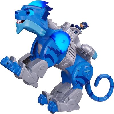 Hasbro PJ Masks Animal Power Charge and Roar Power Cat Interactive Toys with 20+ Lights and Sounds, Preschool Superhero Toys for 3 Year Olds and Up