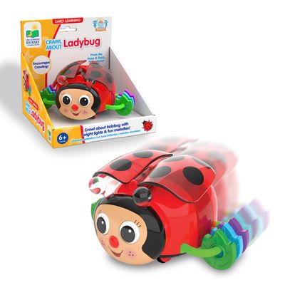 The Learning Journey Early Learning Crawl About Ladybug Musical Crawling Aid Baby Toys & Gifts for Boys & Girls Ages 6+ Months