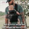 Wolf Tactical Baby and Toddler Carrier - Military Style Dad Carrier for Infants, Adjustable Straps view 3