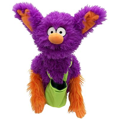 Roylco Interactive Edgar an Emotion Puppet Kit, Super-Soft and Snuggly Social Emotional Learning Therapy Puppet with 12 Emotion Face Circles