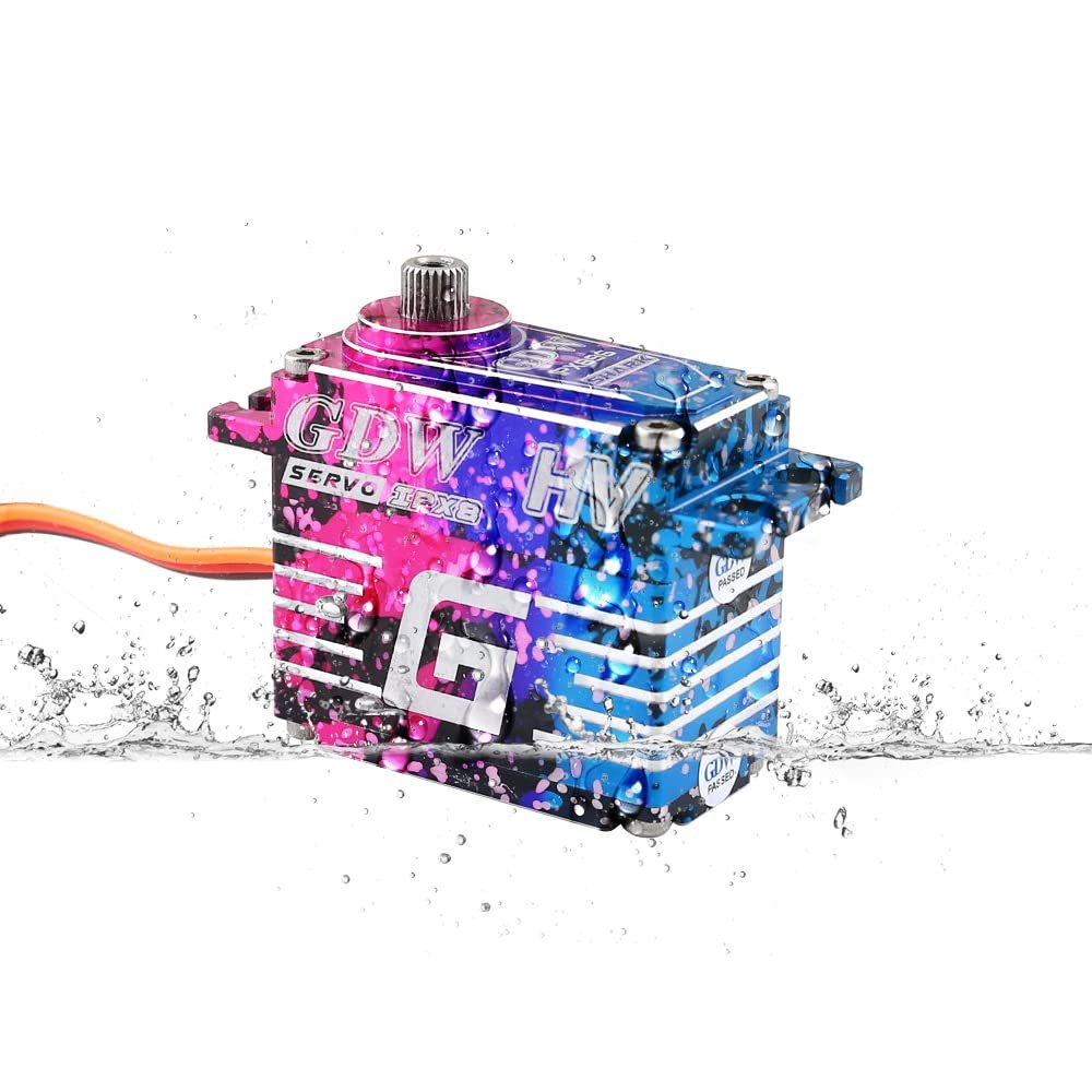 GDW IPX896 43Kg Coreless Servo Motor Brushless Metal Gear Digital Servo High Torque Waterproof for 1/8 1/10 RC Car TRX4 TRX6