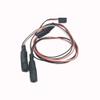 Replacement Part For 1/10 RC Car Accesories Night Front LED Lights With Switch Inner Red Color Outer White Color 2PCS/SET view 3