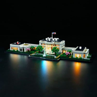 Brick Shine GC Light kit for The White House 21054(Model Set is not Included) (Classic Version)