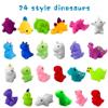 JOICEE 24pcs Dinosaur Squishy Toy Prefilled Easter Eggs, Kawaii Mochi Squishies Stress Relief Toys Filled Plastic Easter Eggs for Easter Basket Stuffers Party Favor Egg Hunt for Kids view 2