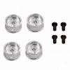 Replacement Part For 4pcs Mini 4WD Racer Parts Homemade Learning Four-wheel Drive Accessories Medium-Diameter Aluminum Alloy Wheels 94992C - (Color: Black) view 2
