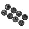 Replacement Part For 8pcs Black Wheel Tire Upgrade Parts For 1/16 B14 C24 Military Truck RC view 3