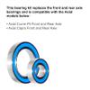 Winter Evening - for Axial Capra Currie F9 | Front and Rear Axle (24 Pcs Bearings Kit) view 2