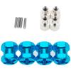 Replacement Part For 4PCS M12 12mm Wheel Hex M15 15mm Extension Adaptor 4 Longer For 1/10 RC Crawler RC Spare Parts - (Color: Blue) view 1