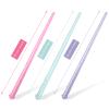 Skylety 3 Pieces Light up Wand Magic Light and Sound Illuminating Princess Wand Fairy Favors Party Accessory for Cosplay Masquerade(Pink, Purple, Blue) view 2