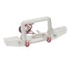 LAFEINA Metal Front Bumper with LED Lights for 1:10 RC Crawler Car SCX10 90046 TRX4 (Silver) view 2