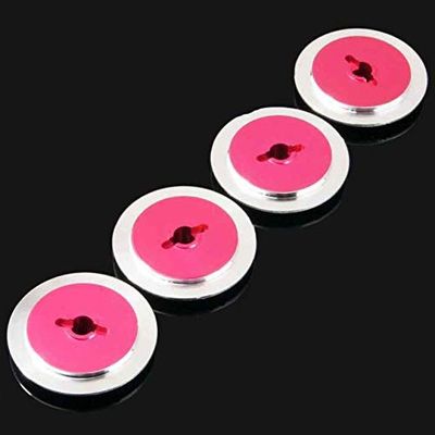 Replacement Part For 4 Color RC N10075 Alum Wheel Brake Disc 4P For 1:10 Drift Car - (Color: Pink)