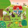 BRETOYIN Mini Rabbit Action Figures with Holes Toys Set 21PCS for Toddlers Rabbits Toys Cake Toppers Bunny Figurines Gifts for Kids Boys and Girls Doll House Accessories view 3