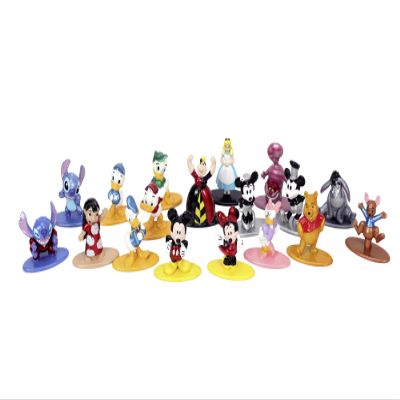 Jada - Disney 253075005-18 Piece Set - 4 cm Figurines - Metal
