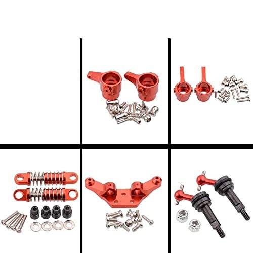 Replacement Part For 1/28 K969 K989 P929 Upgraded Parts Metal Steering Cup Rear Shaft Mount Drive Shaft Shock Absorber Damper Board For RC Car - (Color: 1set)
